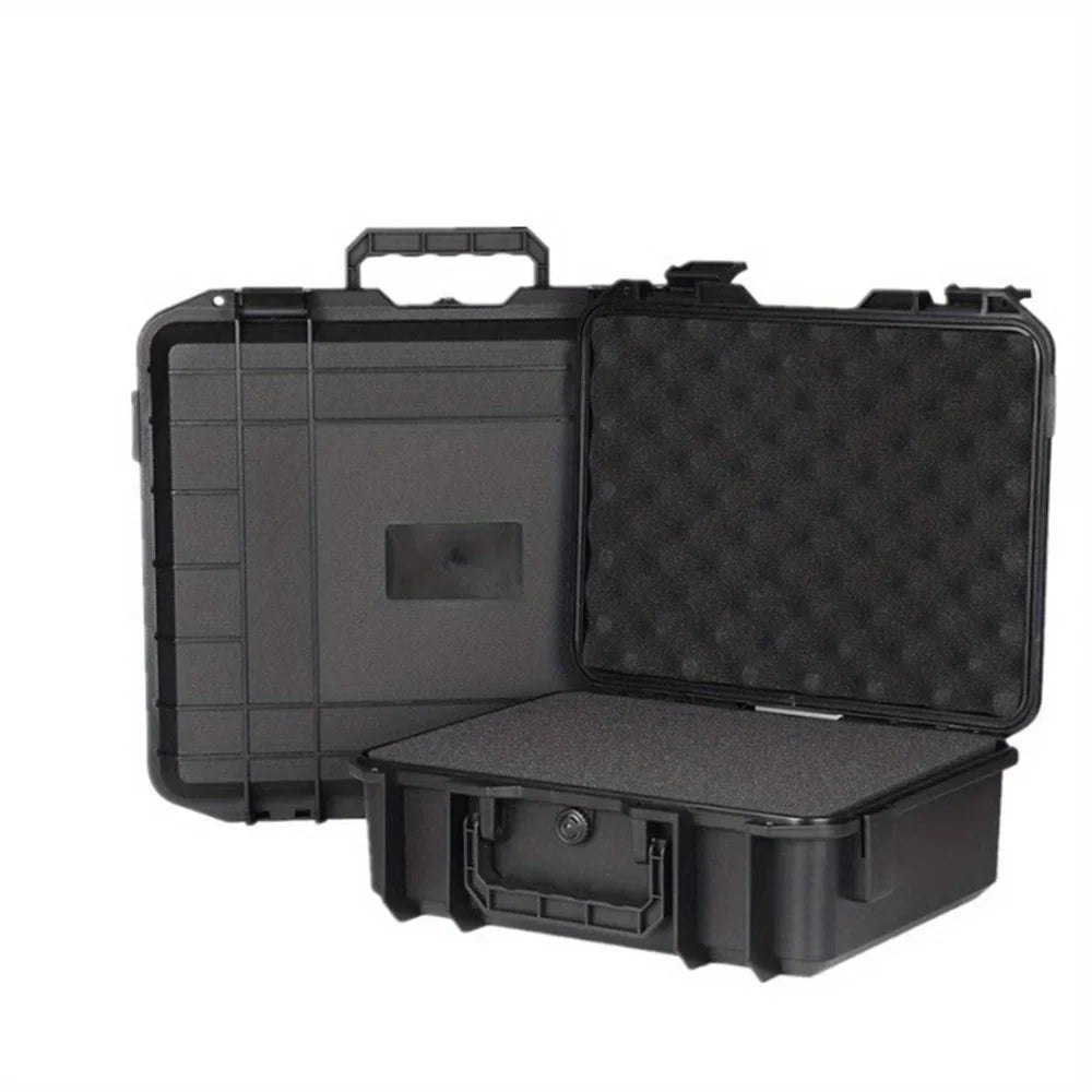 Waterproof Hard Carry Case Toolbox – Pre-Cut Foam Storage Organizer, Impact-Resistant Safety Protector for Hardware
