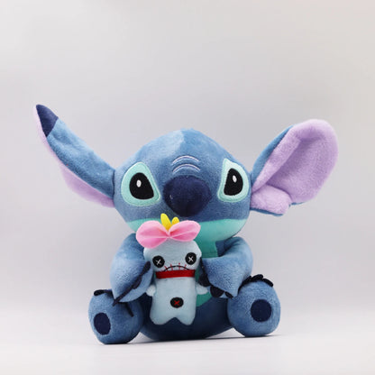 Authentic Disney Stitch Plush Toy 20-25CM - Lilo & Stitch Stuffed Kawaii Pillow Doll for Kids Birthday Gift