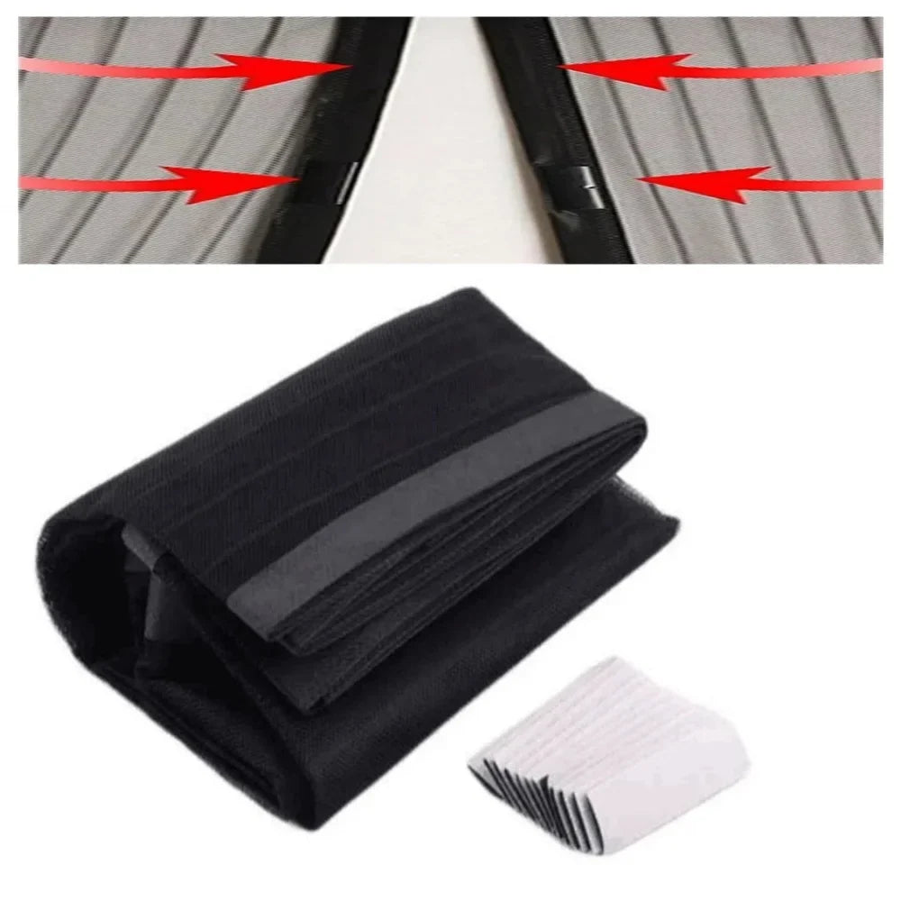 Magnetic Mesh Door Curtain - Automatic Closing Mosquito Net Screen for Ventilation & Dust Protection
