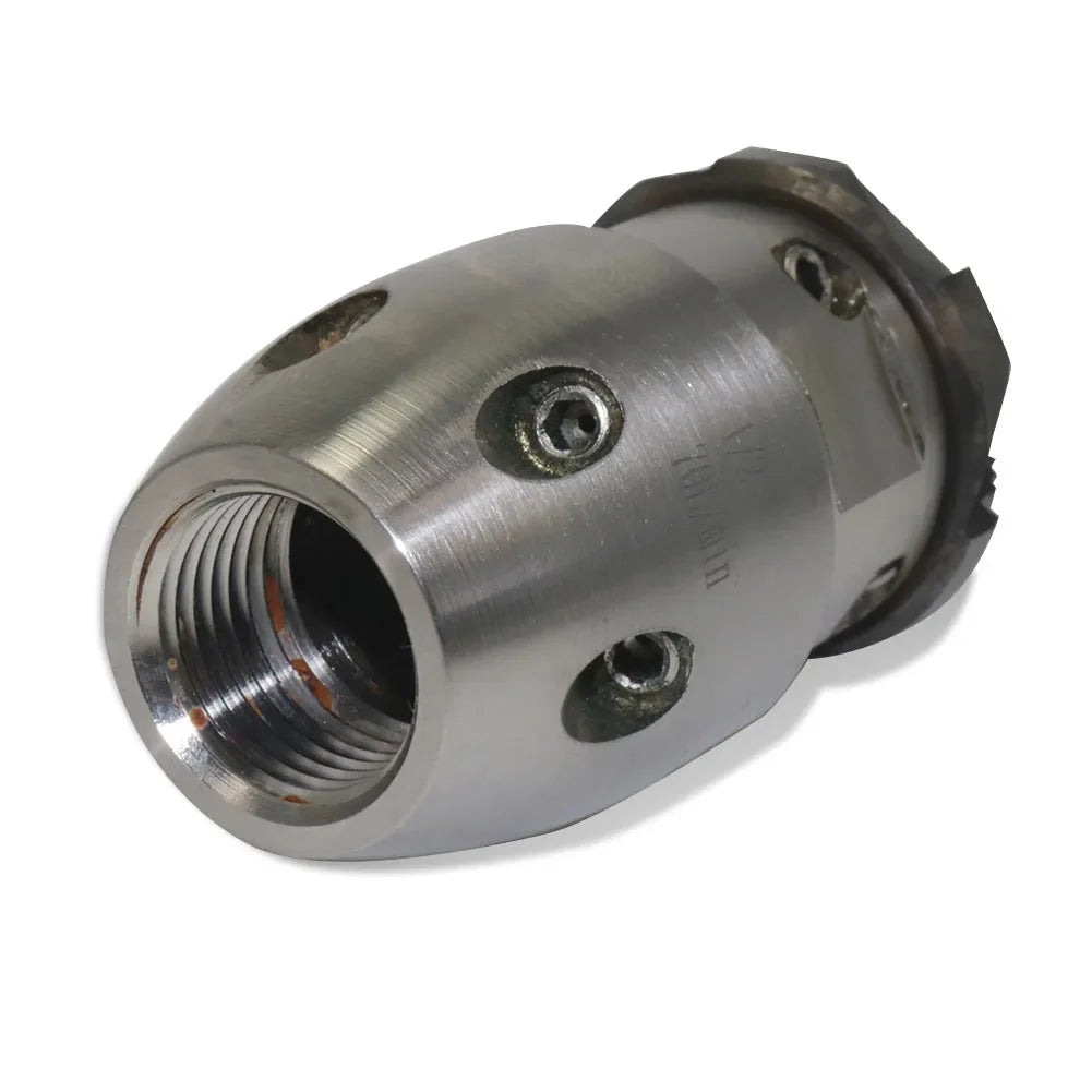 High Pressure Rotating Nozzle 1/2 M22 & 3/8 – Sewer & Sludge Cleaning Water Gun Nozzle for Pressure Washing