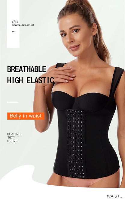 Waist Corset Postpartum Shapewear – Slimming Tummy Trainer, Flat Belly Waist Trainer & Body Shaper for Women