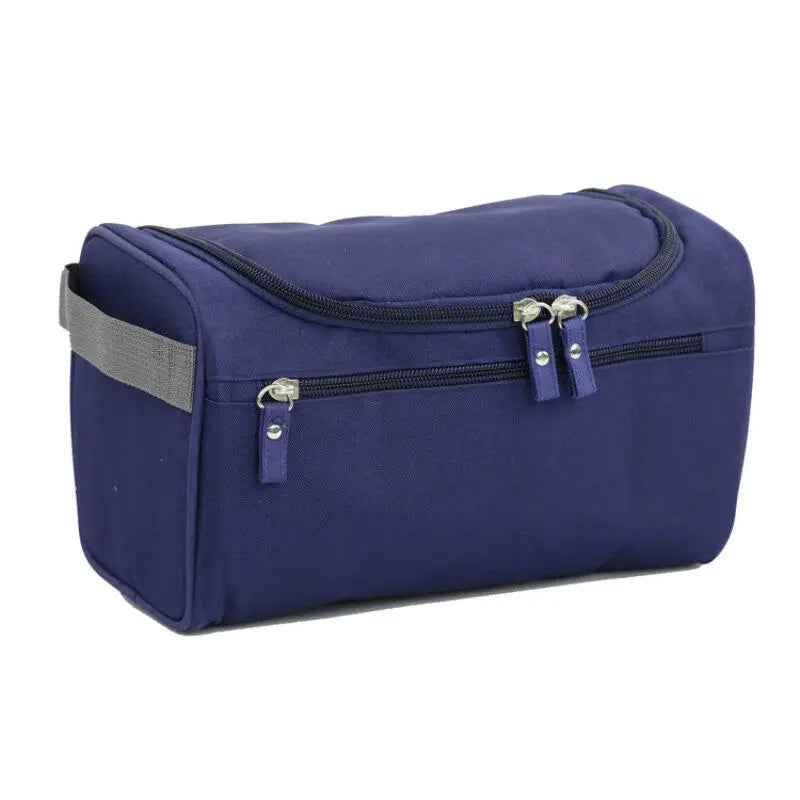 Portable Waterproof Makeup Bag – Unisex Cosmetic Organizer and Toiletry Hanging Pouch for Women and Men
