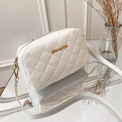2024 Tassel Small Messenger Bag for Women - Trendy Embroidery Camera Shoulder Bag with Chain Crossbody Style