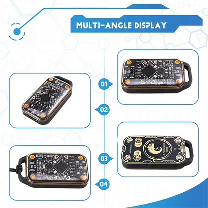 Chameleon Ultra Upgrade Smart Card Emulator – RFID NFC 13.56MHz Reader + 5X UID Keychain, 125KHz Card Decoder & Duplicator