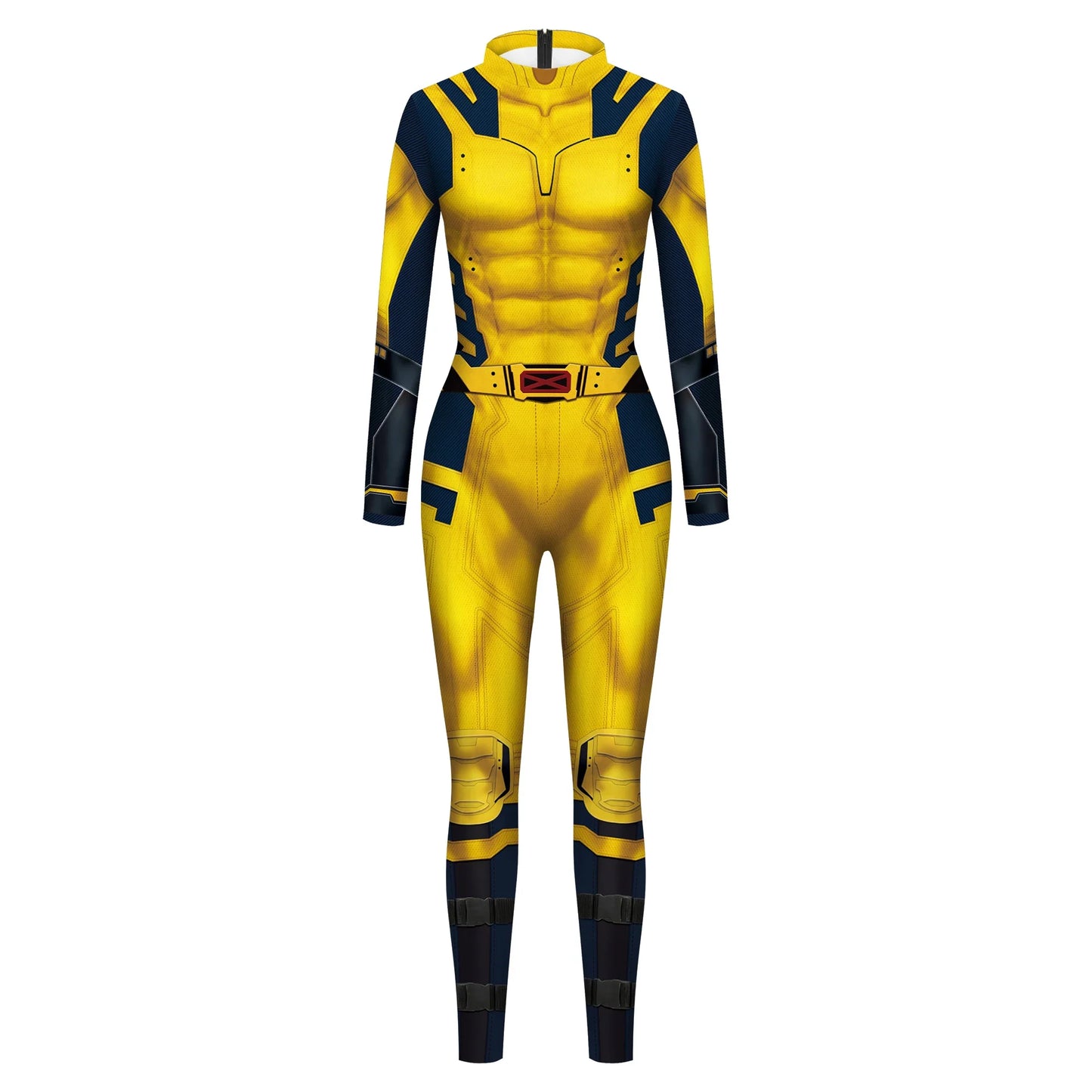 “You’re My Secret” Superhero Cosplay Costume – Deadpool & Wolverine Jumpsuit Bodysuit for Men, Halloween & Party
