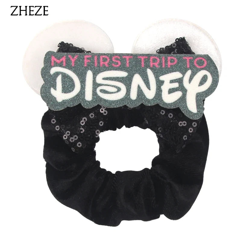 Velvet Mouse Scrunchies - Cute Elastic Ponytail Holders & Hair Accessories for Girls
