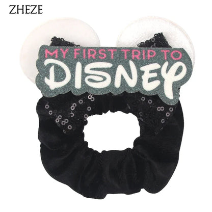 Velvet Mouse Scrunchies - Cute Elastic Ponytail Holders & Hair Accessories for Girls