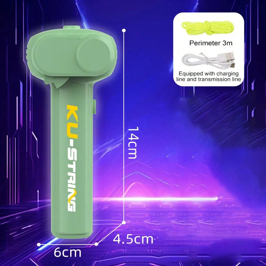 Glowing Rope Launcher Toy – Flying LED Loop Trick Outdoor Fun Game for Parties, Festivals & Kids Entertainment