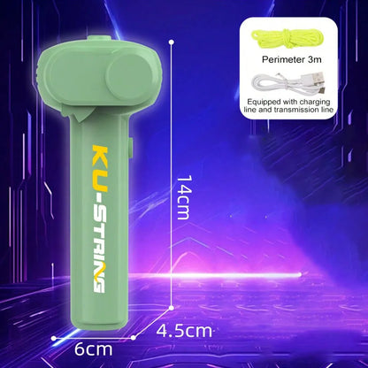 Glowing Rope Launcher Toy – Flying LED Loop Trick Outdoor Fun Game for Parties, Festivals & Kids Entertainment