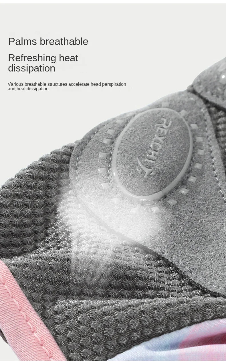 Women's Half Finger Sports Gloves – Anti-Slip, Shock-Absorbing, Breathable Fitness and Outdoor Gloves