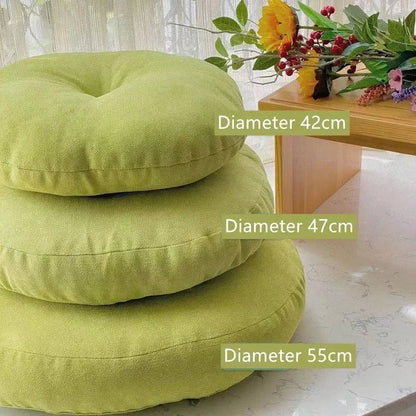 Yoga Memory Foam Seat Pillow – Solid Color, Detachable & Washable Cushion for Meditation & Sofa