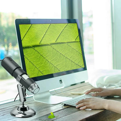 Portable 1000x Digital WiFi Wireless Microscope & Skin Scalp Analyzer for Mobile Phone Connection