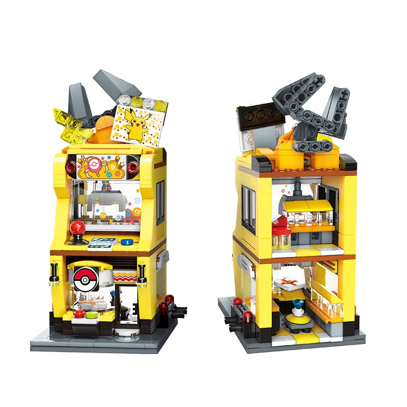 Original Pokémon Crane Game Block Set — Pikachu, Charizard, Squirtle & Bulbasaur Educational Model Toys for Kids’ Gifts