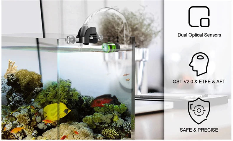 MagTool ATO-360P Smart Aquarium Water Refill Pump – Automatic Top Off (ATO) System for Fish Tanks with Filter Accessory