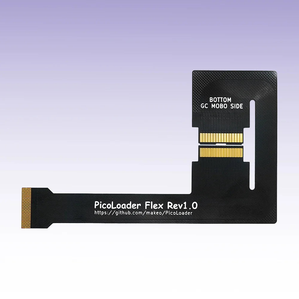 RetroScaler Black PicoLoader Flex Cable – No-Weld SD2SP2/GC2SD SDGecko for Nintendo GameCube Console