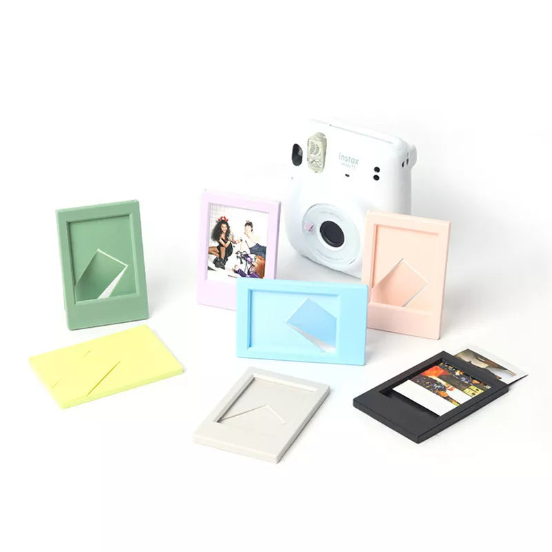 Mini Desktop Photo Frame - Photocard Holder and Scrapbook Decorative Stand for Desktop Decor