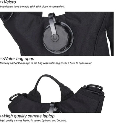 Tactical 3L Hydration Backpack – Waterproof Water Bag for Outdoor Sports, Cycling, and Mountaineering