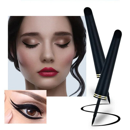 Black Liquid Eyeliner Pencil – Natural Smooth, Waterproof, Quick-Dry, Non-Smudging & Long-Lasting Eye Makeup