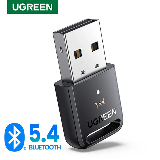 Bluetooth 5.4 USB Adapter for PC – Wireless Dongle for Mouse, Keyboard, Audio & Music Receiver Transmitter