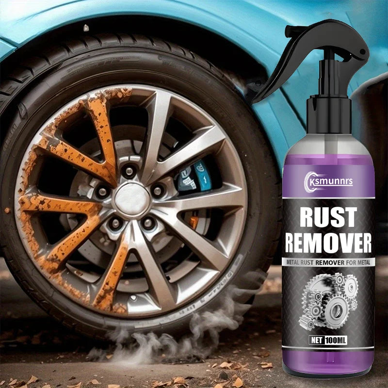 Multi-Purpose Rust Remover Spray – Powerful Rust & Iron Buildup Eliminator for Chrome, Paint & Automotive Maintenance Cleaning Solution