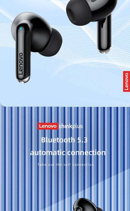 Lenovo Thinkplus XT88 In-Ear Bluetooth Earphones — Dual Mic, Stereo Noise Reduction, Bass HiFi Touch Earbuds