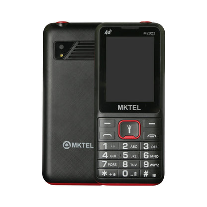 MKTEL M2023 4G Feature Phone – 2.4" Screen, Dual SIM, 1800mAh Battery, MP3/MP4/FM Radio, Puguang Lamp