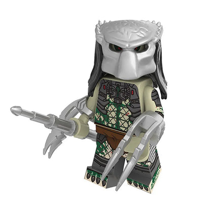 Locking Alien Action Figure — Prometheus Ice Monster Robot Building Blocks Toy, Educational Gift for Children