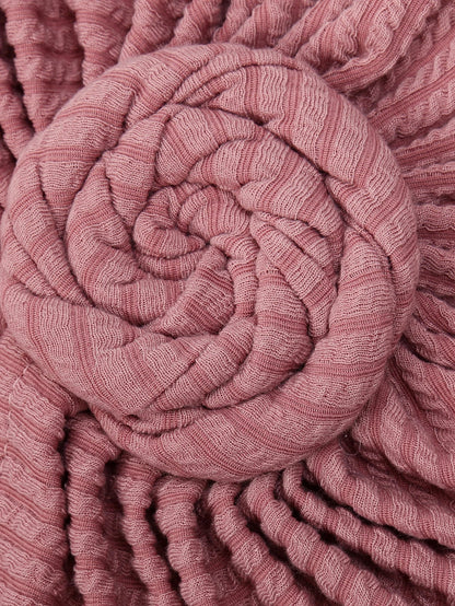 Women’s Fashion Turban Hijab Hat – Soft Elastic African Head Wrap, Breathable Muslim Chemo Cap for Girls & Women