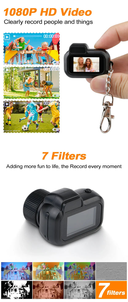 2025 New Mini DV Camera Y4000 HD 1080P – Portable Pocket Audio Video Recorder with Screen for Kids & Students
