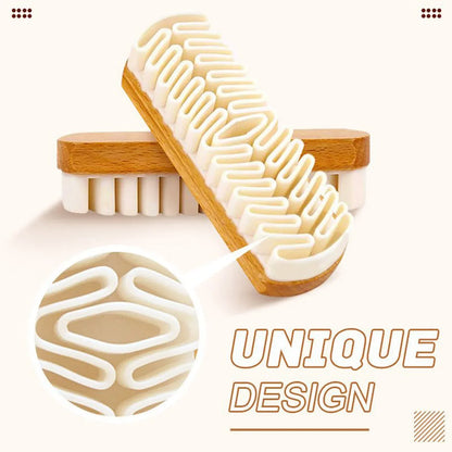 Car Interior Cleaning Brush – Alcantara, Suede, & Deerskin Plush Fabrics, Detailing Upholstery Tool for Beauty Care
