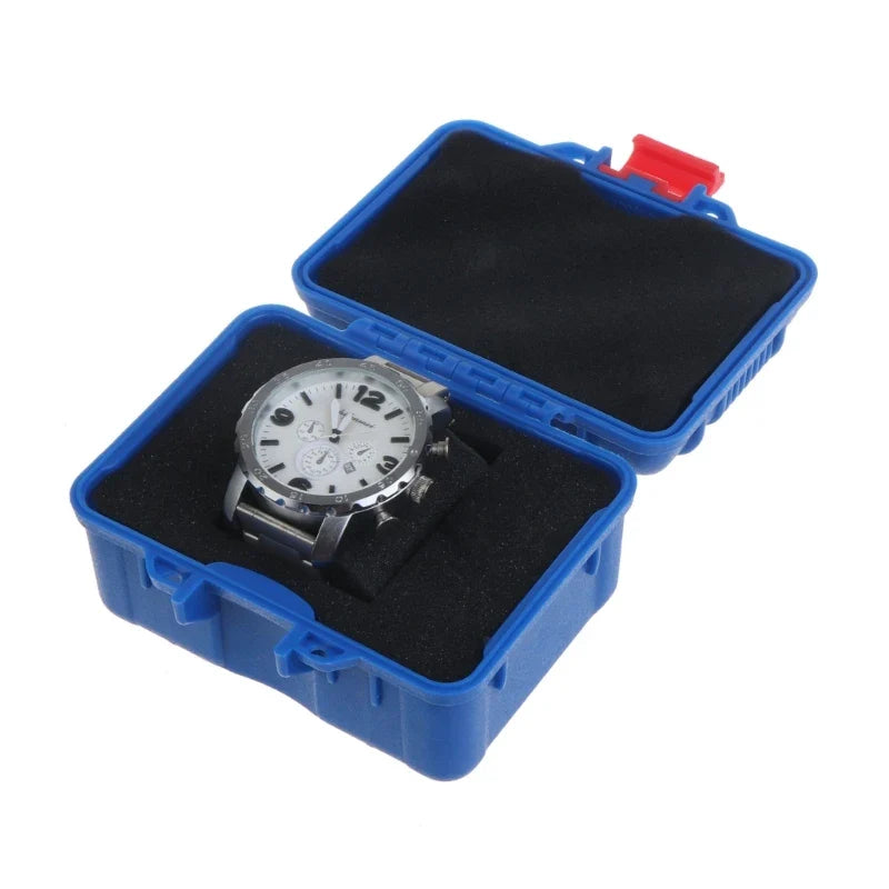 1-Slot Watch Storage Case — Waterproof ABS Protective Watch Box Organizer