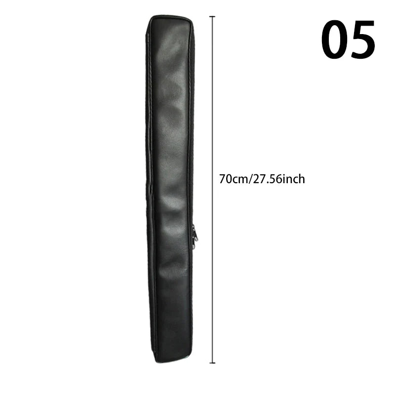Waterproof Leather Instrument Bag - Thickened Vertical Storage Case for Flute, Piccolo, Saxophone & Wind Instruments