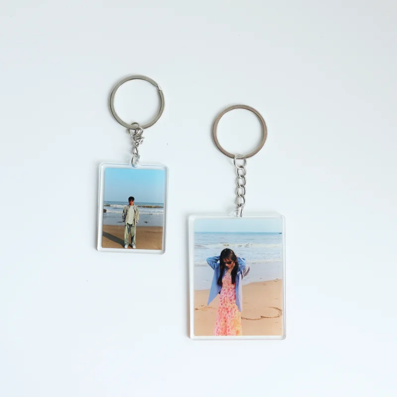 Custom 5cm Acrylic Keychain — HD Transparent Anime Character Charm for Women, Couples Accessories & Easter Gift