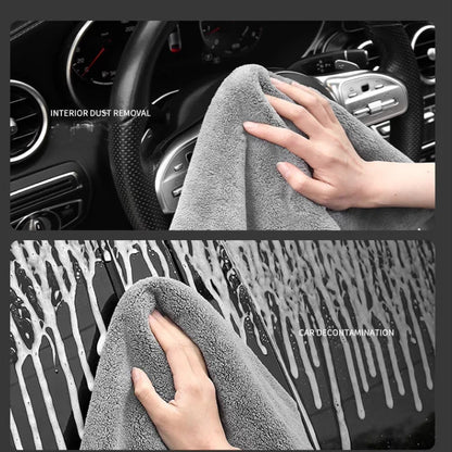 High-End Microfiber Car Wash Towel – Auto Cleaning, Drying & Detailing Cloth with Hemmed Edges for Car Care