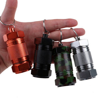 Waterproof Aluminum Pill Case – Capsule Container for Medicine & Outdoor Emergency Storage