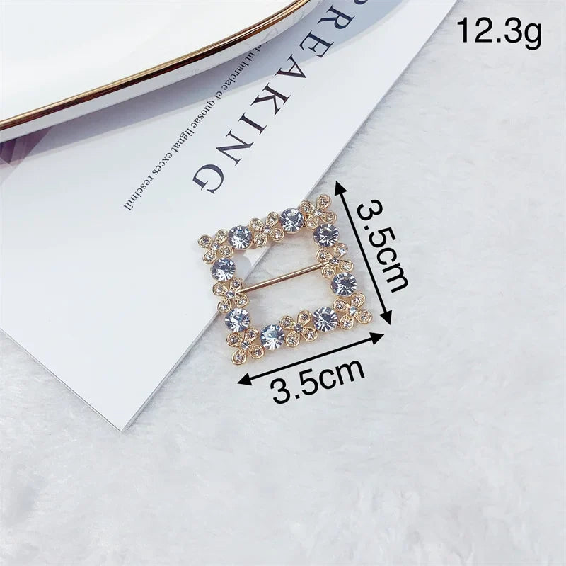 Creative Knot Buckles – Geometric T-Shirt & Scarf Waist Tightening Buttons, Clothing Accessories