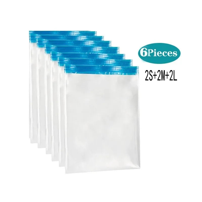 Travel Compression Roll-Up Bags — Space Saver Storage for Luggage & Cruise Essentials Clothes