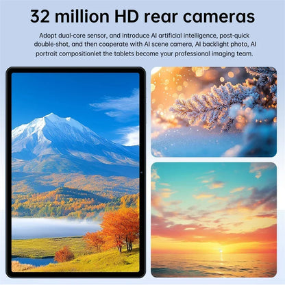 2026 Pad 7s Pro 10.1" Android Tablet – 16GB+1TB, 10000mAh, 5G WiFi Dual SIM, Global Version Kids PC