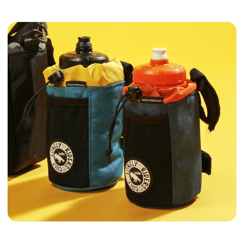 C-HOLD Bike Handlebar Stem Bag — Insulated Water Bottle & Snack Storage Pouch for Touring, Commuting, Bikepacking