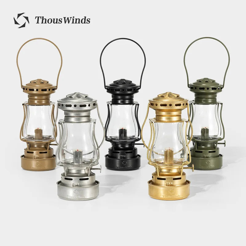 ThousWinds Twilight Kerosene Camping Lantern – Portable Retro Oil Lamp for Outdoor Picnic and Backpacking