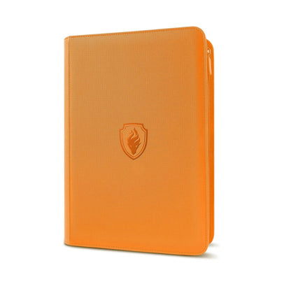 9-Pocket Trading Card Binder - 360-Card Zipper Album with Premium PU Cover