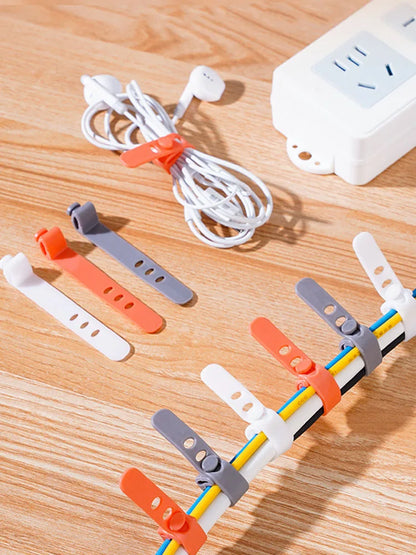 Large Charger & Cable Storage Box – Organizer for Adapters and Accessories with Customizable Dividers