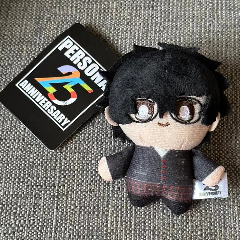 10CM 2024 Persona Plush Toy – 25th Anniversary Joker, Shiomi, Kotone, Yuuki, Makoto Cosplay Anime Plushie Pendant, Kids Christmas Gift