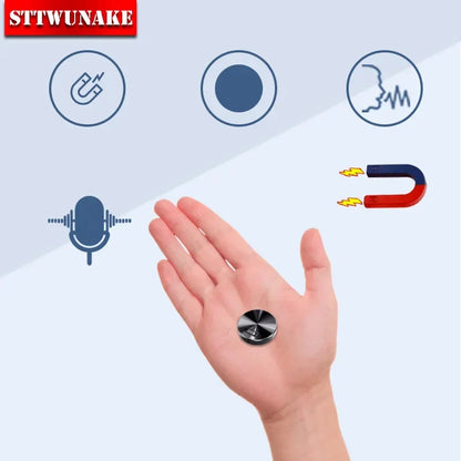 STTWUNAKE Mini Voice Activated Recorder – Built-in Magnet, Small Digital Audio Recording Device, Sound Dictaphone