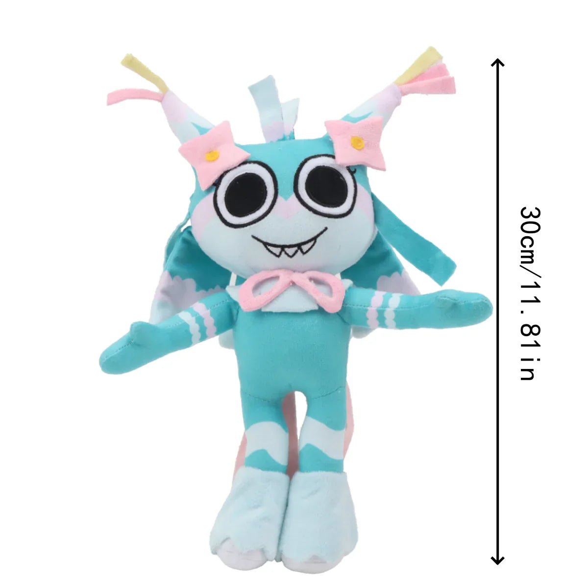 Kawaii Dandy's World Plush Toys – Twisted Eggson Painted Pattern Game Peripheral for Kids, Birthday & Xmas Gift