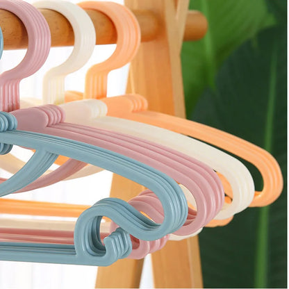 5-50PCS Baby Plastic Hangers – Kids Clothes Storage Rack for Nursery, Toddlers & Infants, Portable Home Use