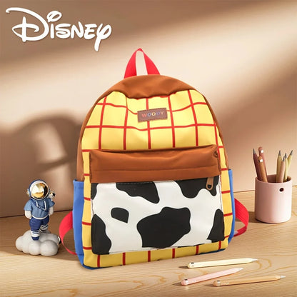 Toy Story School Backpack - Durable Nylon Bag with Adjustable Straps & Zipper Closure