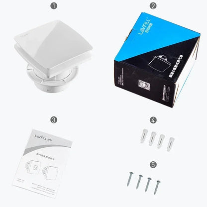 4/6 Inch High-Speed Exhaust Fan – Hanging Wall & Window Ventilator for Toilet, Kitchen, Bathroom