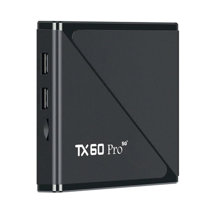Android 16 Smart TV Box — Allwinner H313 Quad-Core, Dual WiFi 2.4G/5G, 14K Media Player with Voice Remote (16G/256G)