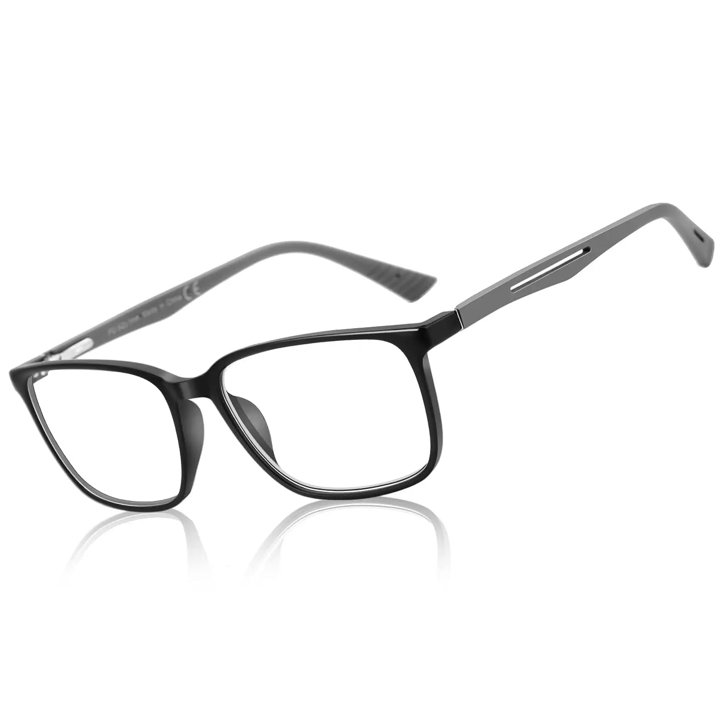 ZENOTTIC Square Prescription Glasses - 2025 Fashion Unisex Anti Blue Light Photochromic Myopia & Hyperopia Eyewear